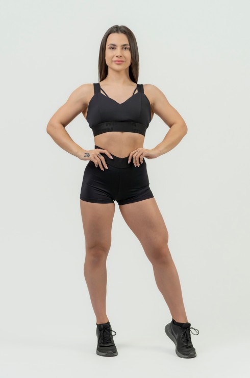 Топ NEBBIA 844 Women's Padded Sports Bra INTENSE Iconic Black в Москве  в Москве 