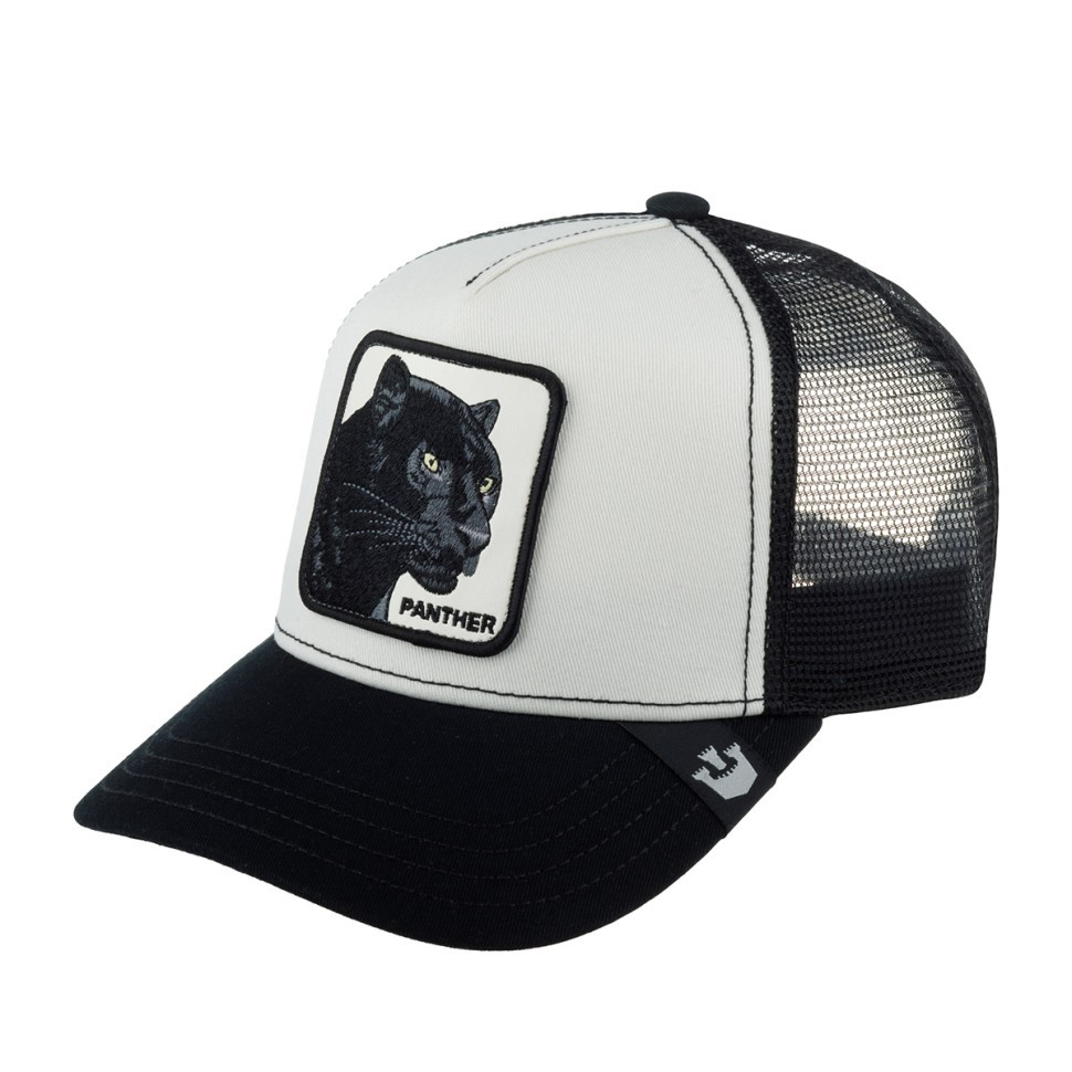 Бейсболка GOORIN BROTHERS ANIMAL FARM PANTHER 101-0381 (белый - черный) 91-643-48-00 в Москве  в Москве 