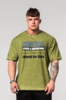 Футболка Nebbia Washed-off Oversized T-shirt HERITAGE 355 Green в Москве  в Москве 
