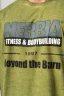 Футболка Nebbia Washed-off Oversized T-shirt HERITAGE 355 Green в Москве  в Москве 