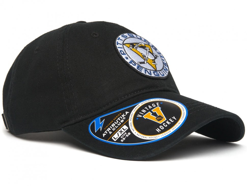 Бейсболка ATRIBUTIKA & CLUB Pittsburgh Penguins, черн. 31693 в Москве  в Москве 