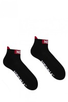 Носки Nebbia короткие "Smash it" ankle lenght socks black 102 в Москве  в Москве 