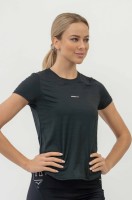 Футболка Nebbia 438 fit activewear t-shirt Airy black в Москве  в Москве 