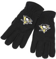 Перчатки ATRIBUTIKA & CLUB Pittsburgh Penguins черн. 07010 в Москве  в Москве 
