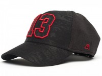 Бейсболка ATRIBUTIKA & CLUB №13, черн.-красн. 207185