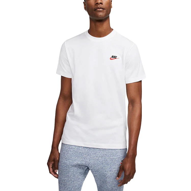 Футболка Nike Embroidered Small Round Neck AR4999-100 в Москве  в Москве 