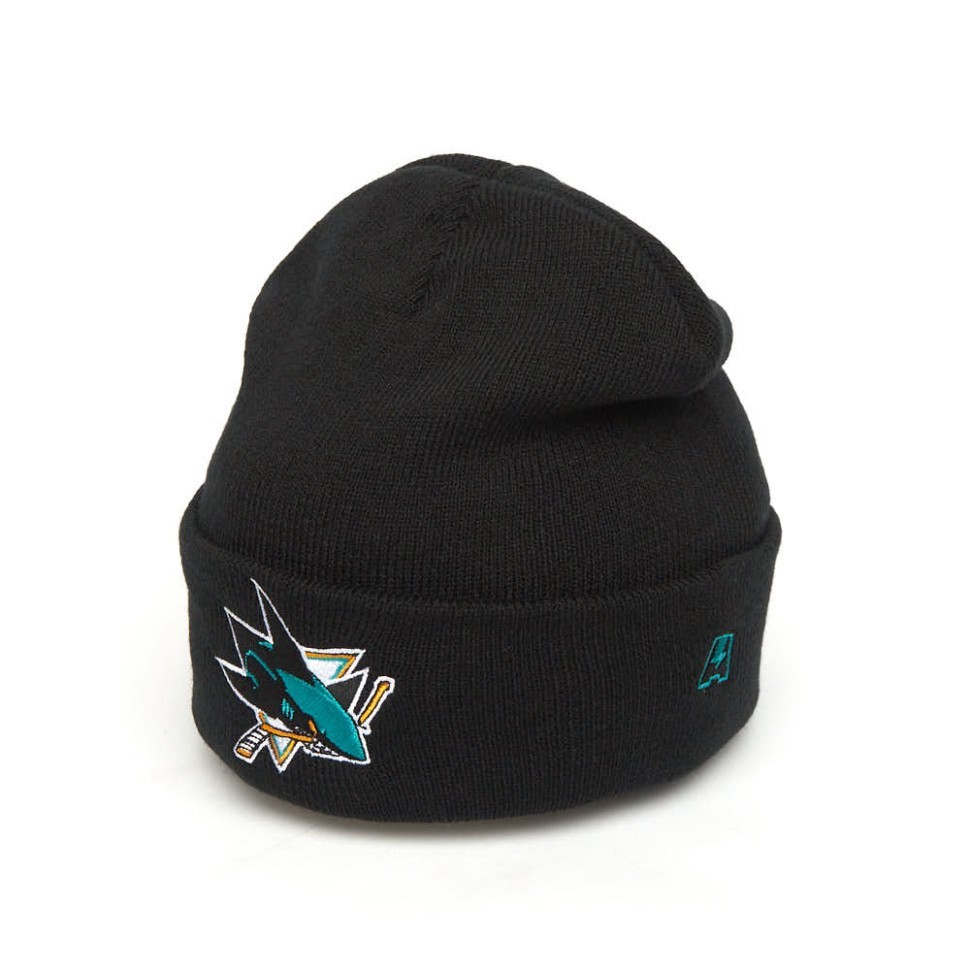 Шапка ATRIBUTIKA & CLUB San Jose Sharks, черн. 59400 в Москве  в Москве 
