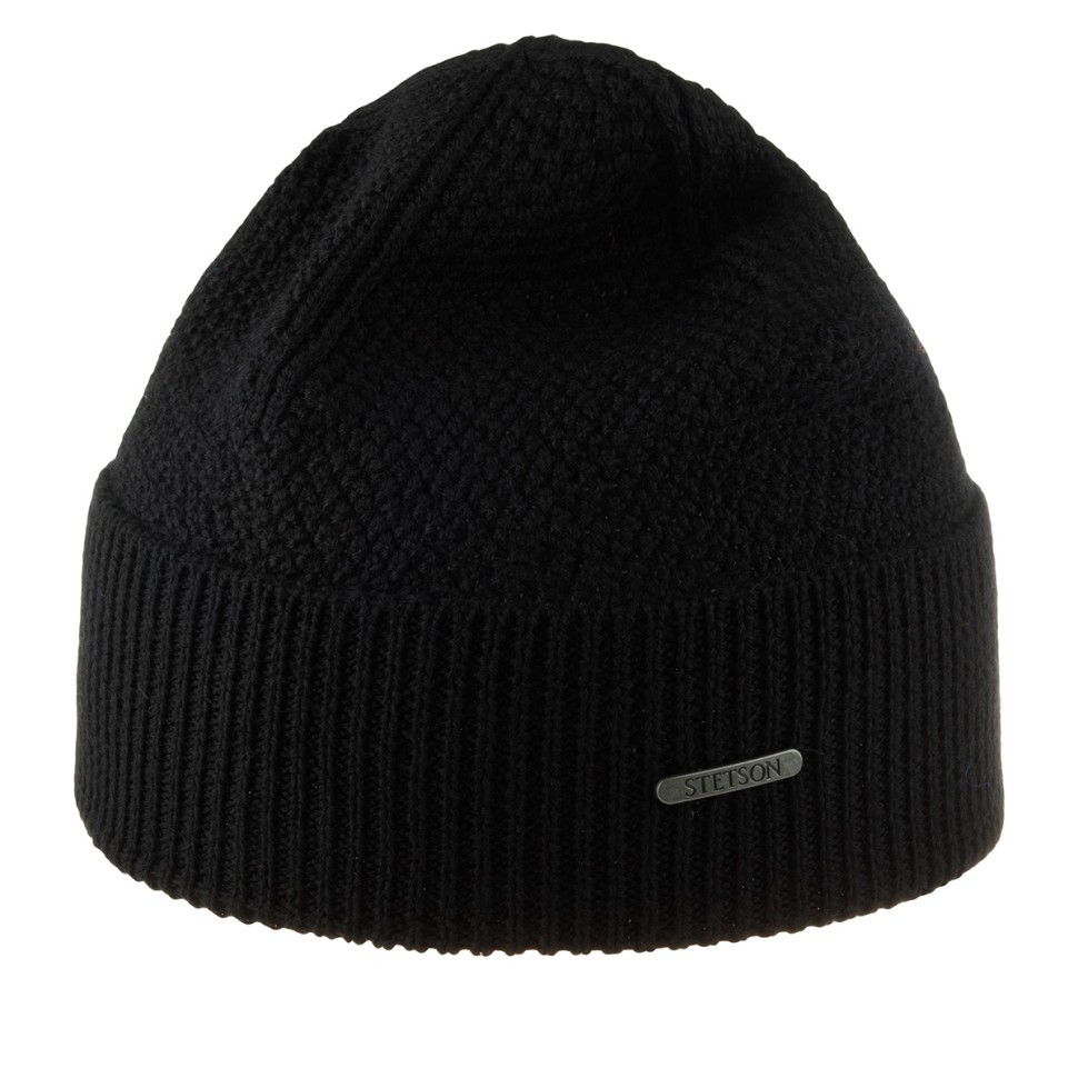 Шапка STETSON 8599396 BEANIE MERINO WOOL (темно-серый) 12-178-05-00 в Москве  в Москве 