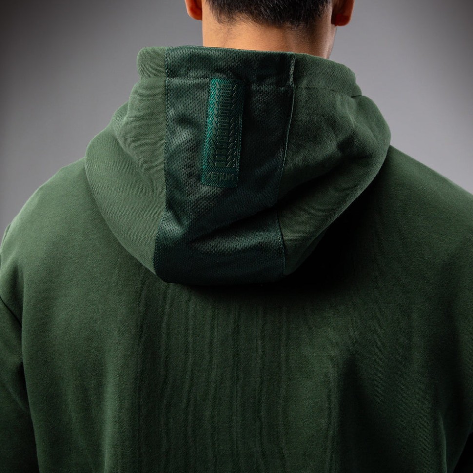 Толстовка Venum Silent Power Hoodie - Forest Green Ven05015-005 в Москве в Москве