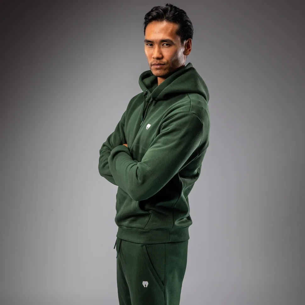 Толстовка Venum Silent Power Hoodie - Forest Green Ven05015-005 в Москве в Москве