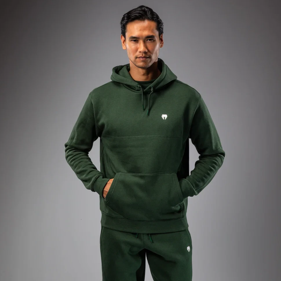 Толстовка Venum Silent Power Hoodie - Forest Green Ven05015-005 в Москве в Москве