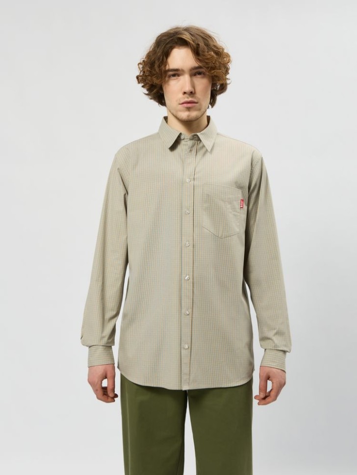 Рубашка Lee Cooper LC-SHIRT-055MSS/BEG в Москве в Москве