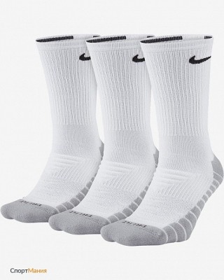 Носки Nike U Nk Everyday Max Cush Crew 3Pr, 3 пары белые SX5547-100