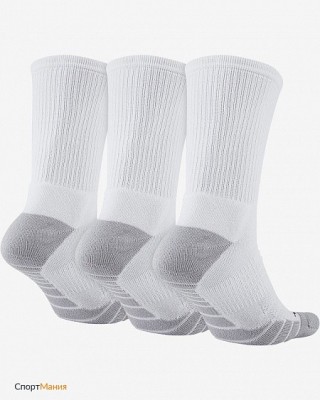 Носки Nike U Nk Everyday Max Cush Crew 3Pr, 3 пары белые SX5547-100