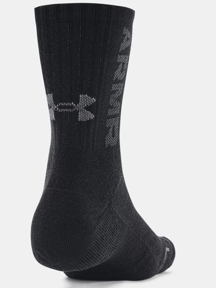 Носки Under Armour UA 3-Maker 3pk Mid-Crew-BLK 1373084-001 в Москве  в Москве 