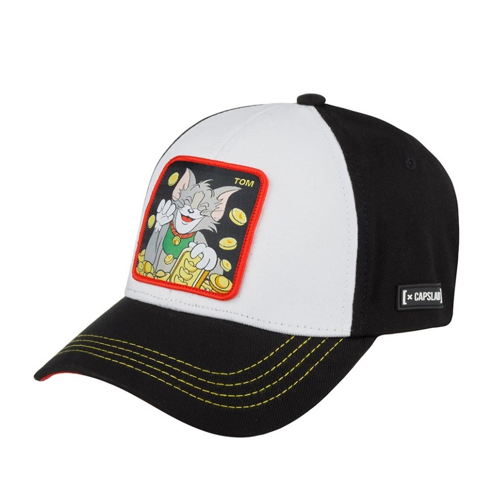 Бейсболка CAPSLAB Tom and Jerry Tom черный белый 88-408-48-00 в Москве  в Москве 