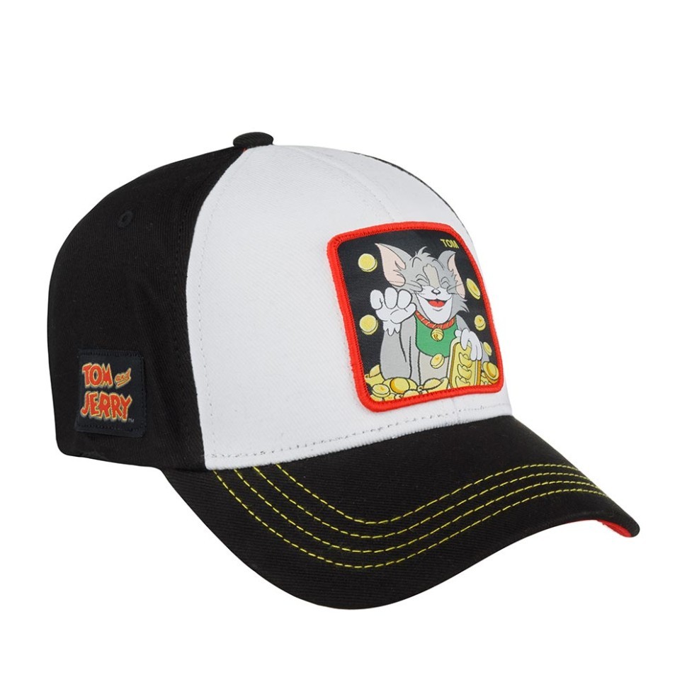 Бейсболка CAPSLAB Tom and Jerry Tom черный белый 88-408-48-00 в Москве  в Москве 
