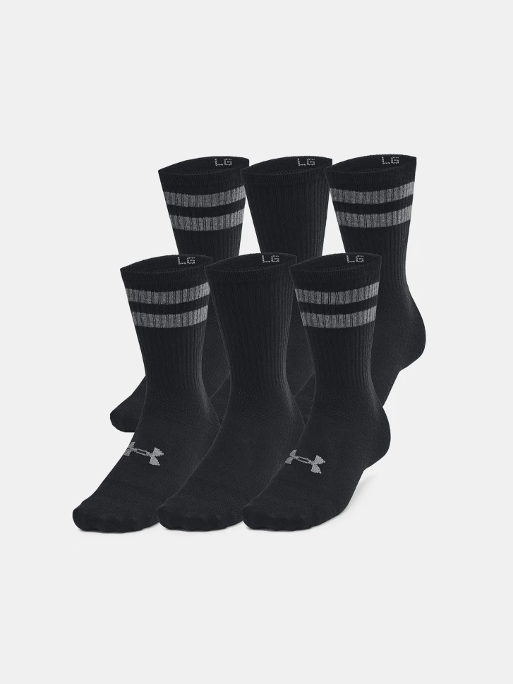 Носки Under Armour UA Essential 6pk Crew 1387058-001 в Москве  в Москве 