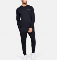 Футболка с длинным рукавом Under Armour SPORTSTYLE TERRY LOGO CREW 1355629-001 в Москве  в Москве 