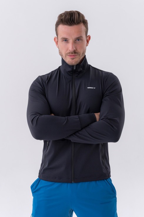 Олимпийка Nebbia Sporty Zipper Jacket with side pockets “Control” 332 Black в Москве в Москве