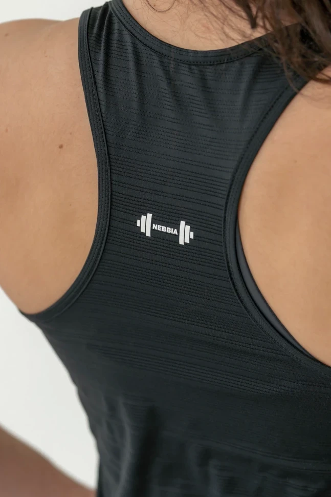 Майка Nebbia 439 tank top Airy Black в Москве  в Москве 