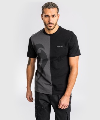 Футболка Venum Giant Split T-Shirt Black/Grey ven04710-109