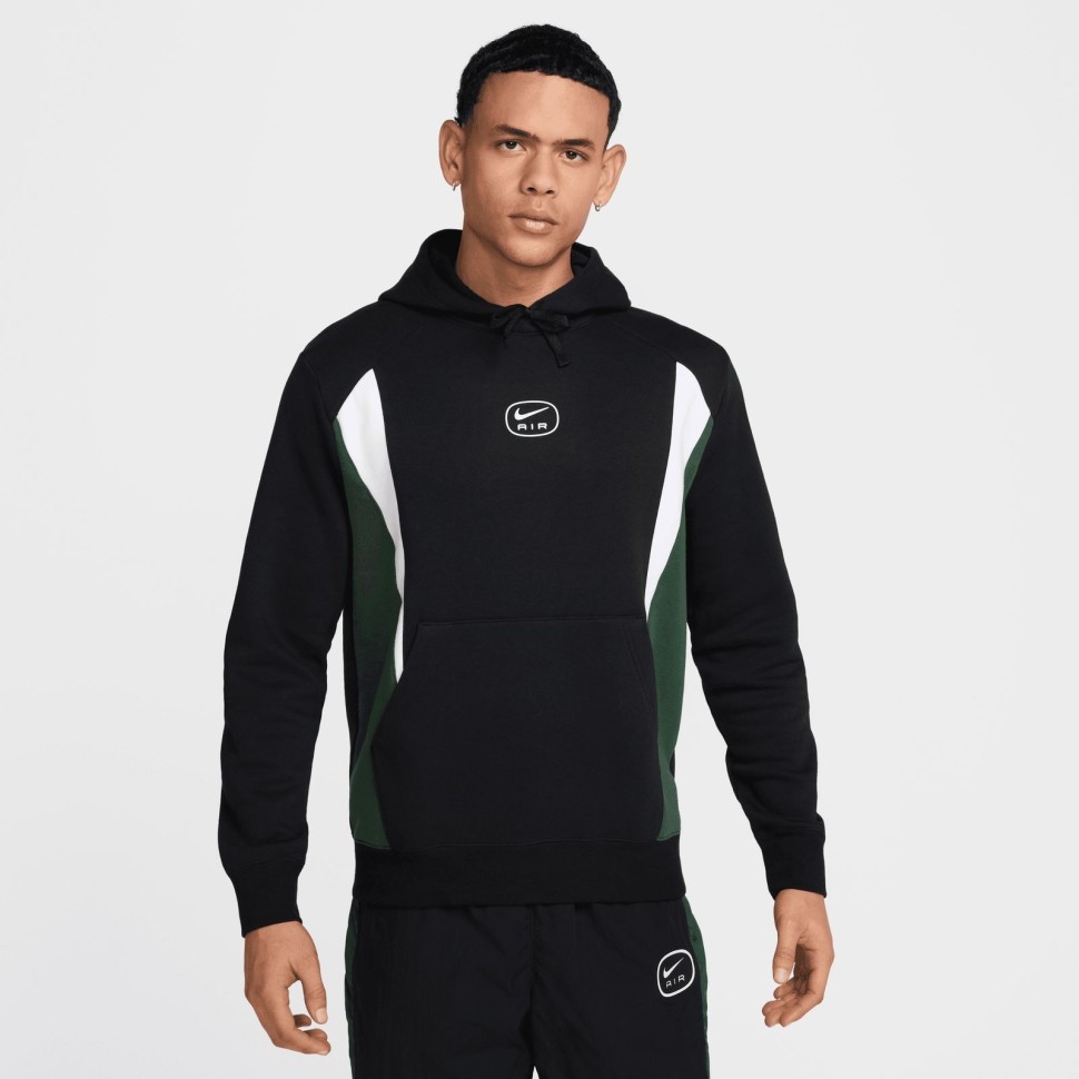 Толстовка Nike M NSW SW AIR PO HOODY FLC BB HM0175-011 в Москве в Москве