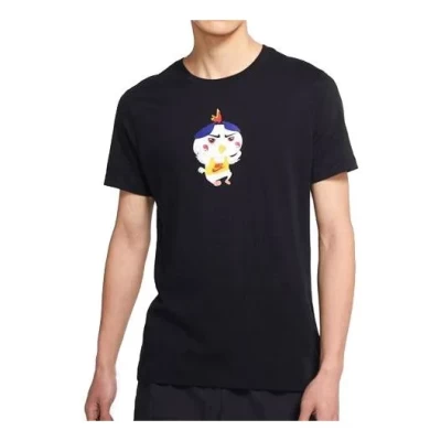 Футболка Nike Sportswear Cartoon Printing Knit Sports Short Sleeve DD1323-010