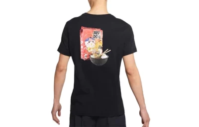 Футболка Nike Sportswear Cartoon Printing Knit Sports Short Sleeve DD1323-010