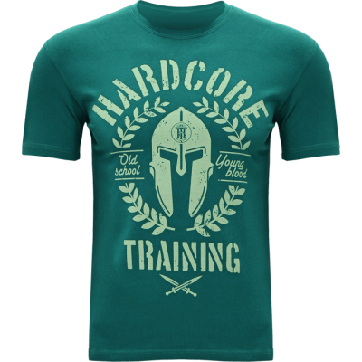 Футболка Hardcore Training Helmet Emeraldhc tshirt0481