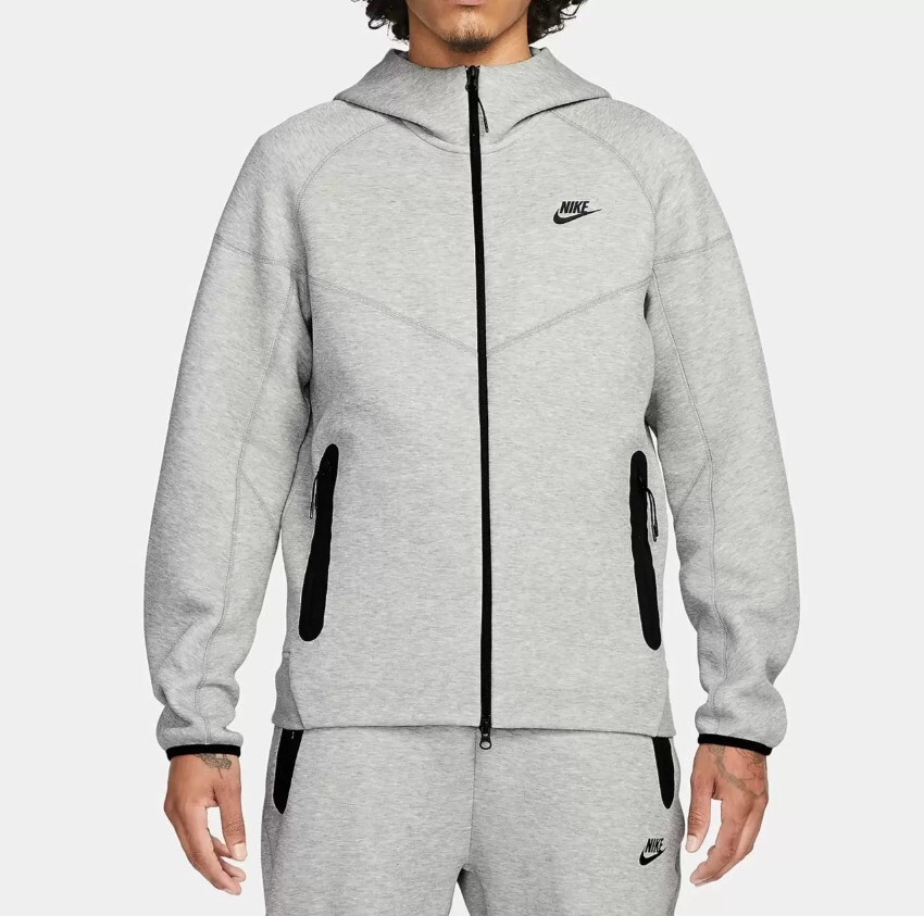Толстовка Nike M NK TCH FLC FZ WR HOODIE FB7921-060 в Москве  в Москве 