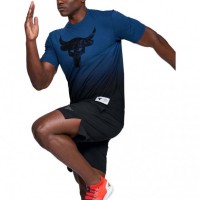 Футболка Under Armour PROJECT ROCK BULL GRAPHIC SS-BLU 1346099-481 в Москве  в Москве 
