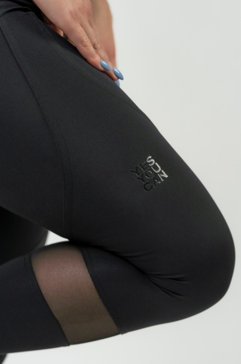 Лосины NEBBIA 843 High Waist Push-Up Leggings INTENSE Heart-Shaped Black в Москве  в Москве 