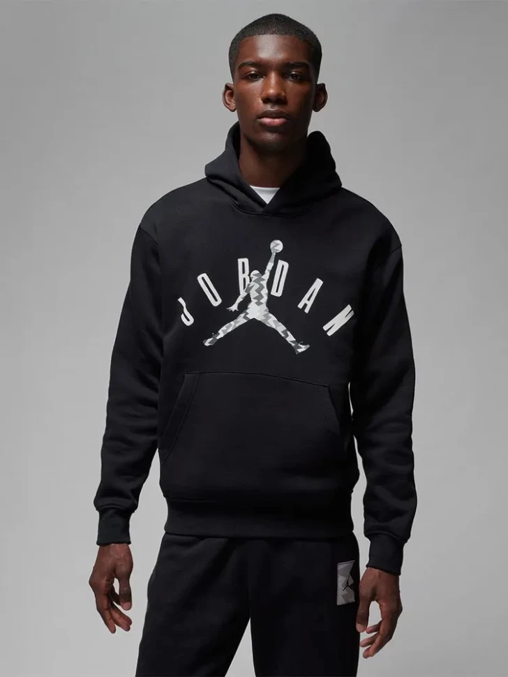 Толстовка Nike Jordan M J Flt Mvp Hbr Flc Po FD7415-010 в Москве  в Москве 