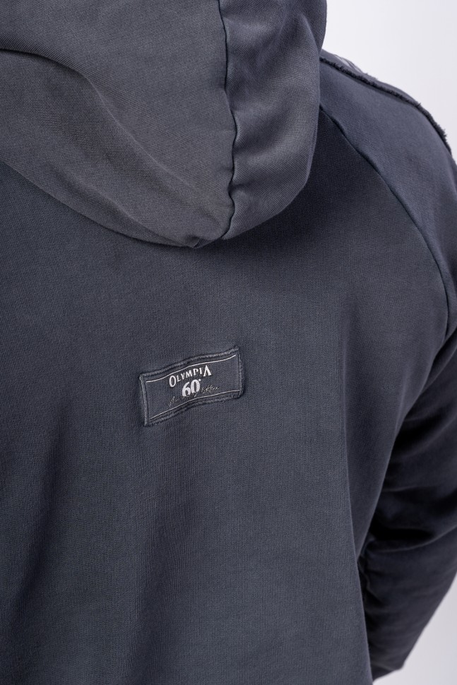 Толстовка Nebbia Washed Hoodie HERITAGE 793 Grey в Москве  в Москве 