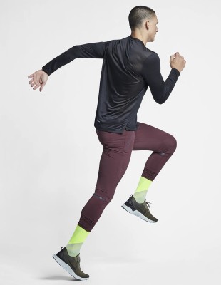 Футболка с длинным рукавом Nike M NK DRY MILER TOP LS AJ7568-010
