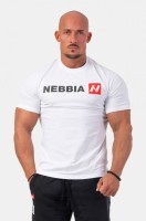Футболка NEBBIA Red "N" T-shirt 292 White в Москве  в Москве 