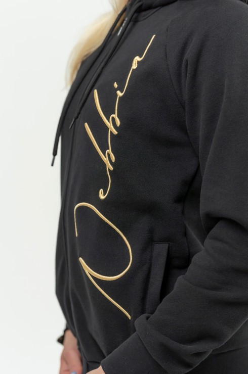 Тостовка NEBBIA  845 Women's Classic Zip-Up Hoodie INTENSE Signature Gold в Москве  в Москве 
