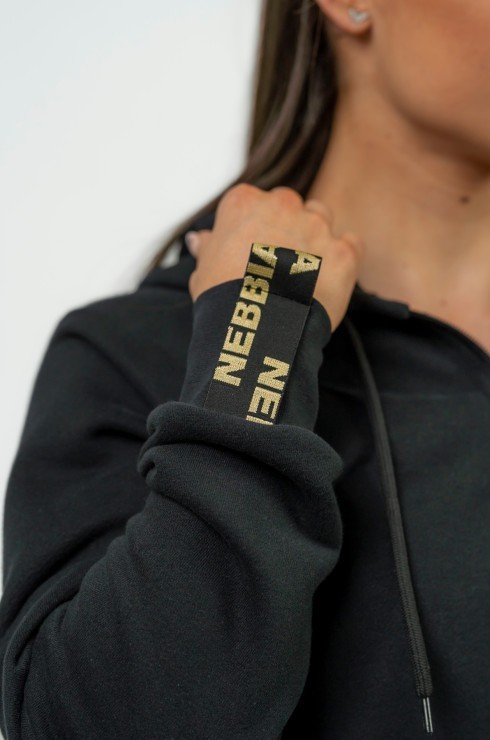Тостовка NEBBIA  845 Women's Classic Zip-Up Hoodie INTENSE Signature Gold в Москве  в Москве 