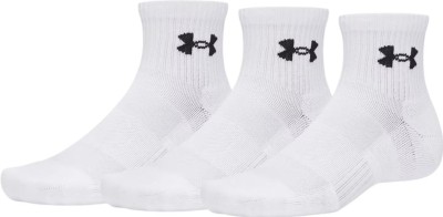 Носки Under Armour (3 пары) UA Performance Cotton 3p Qtr 6009686-100