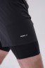 Шорты Nebbia Double-Layer Shorts with Smart Pockets 318 black в Москве 
