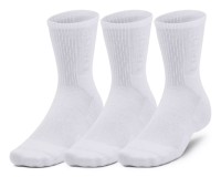 Носки Under Armour UA 3-Maker 3pk Mid-Crew-WHT 1373084-100 в Москве  в Москве 