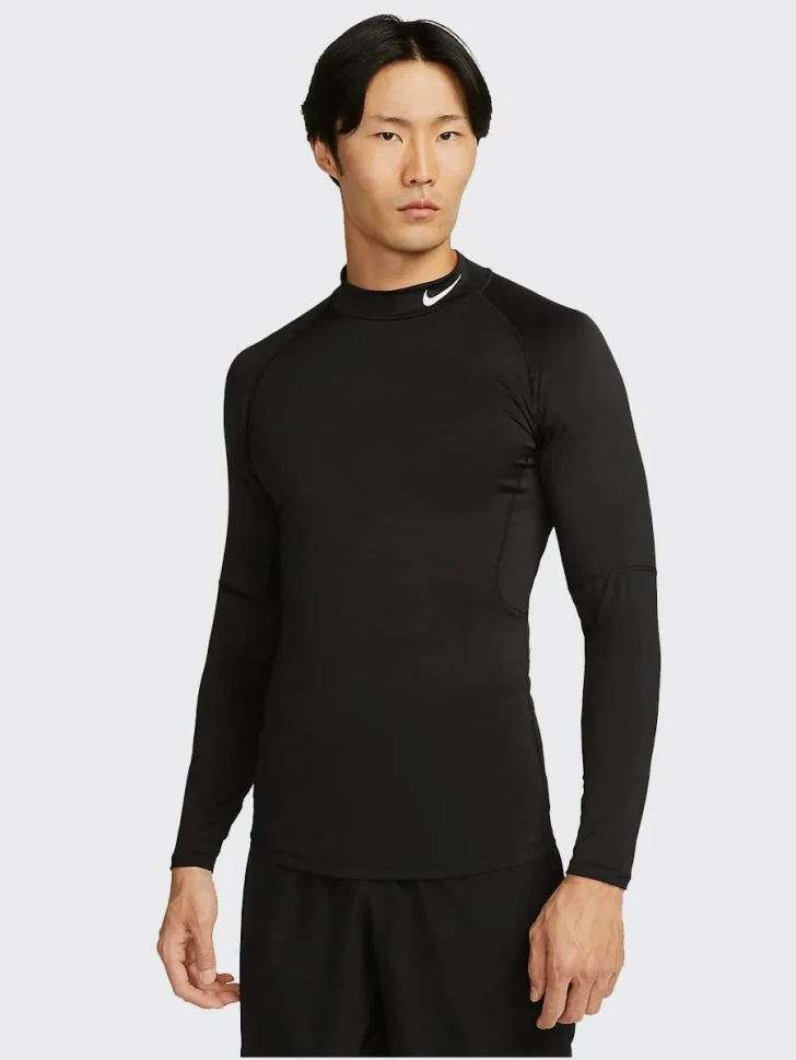Лонгслив Nike M NP DF TIGHT LS MOCK FB7908-010 в Москве в Москве