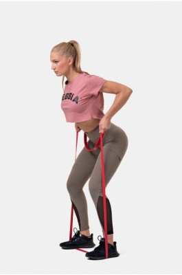 Футболка Nebbia 583 Loose Fit &amp; Sporty Crop Top Old rose