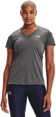 Футболка Under Armour DFO W VELOCITY SOLID VNECK 1299589-090