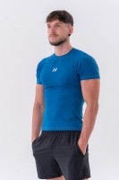 Футболка Nebbia Functional Slim-fit T-shirt 324 Blue в Москве  в Москве 