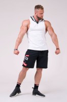Майка Nebbia c капюшоном Hooded Singlet 173 white в Москве  в Москве 