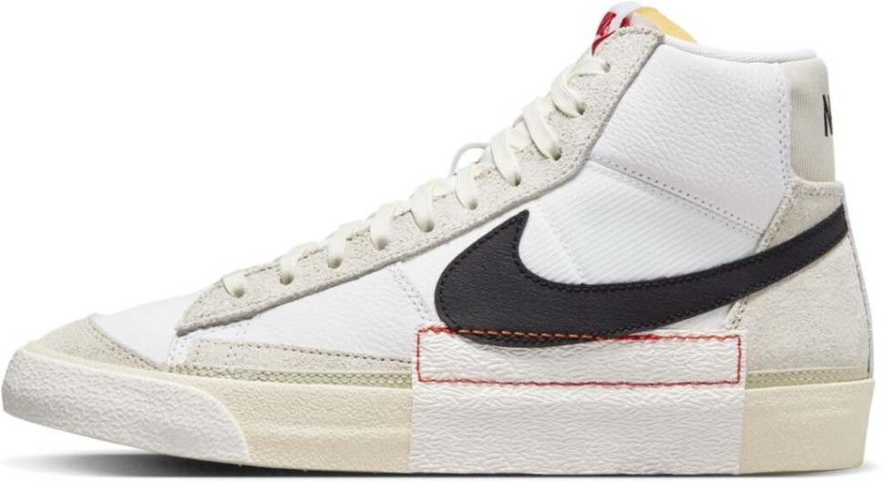 Кроссовки Nike Blazer Mid '77 Pro Club White Light Bone Black DQ7673-100 в Москве  в Москве 