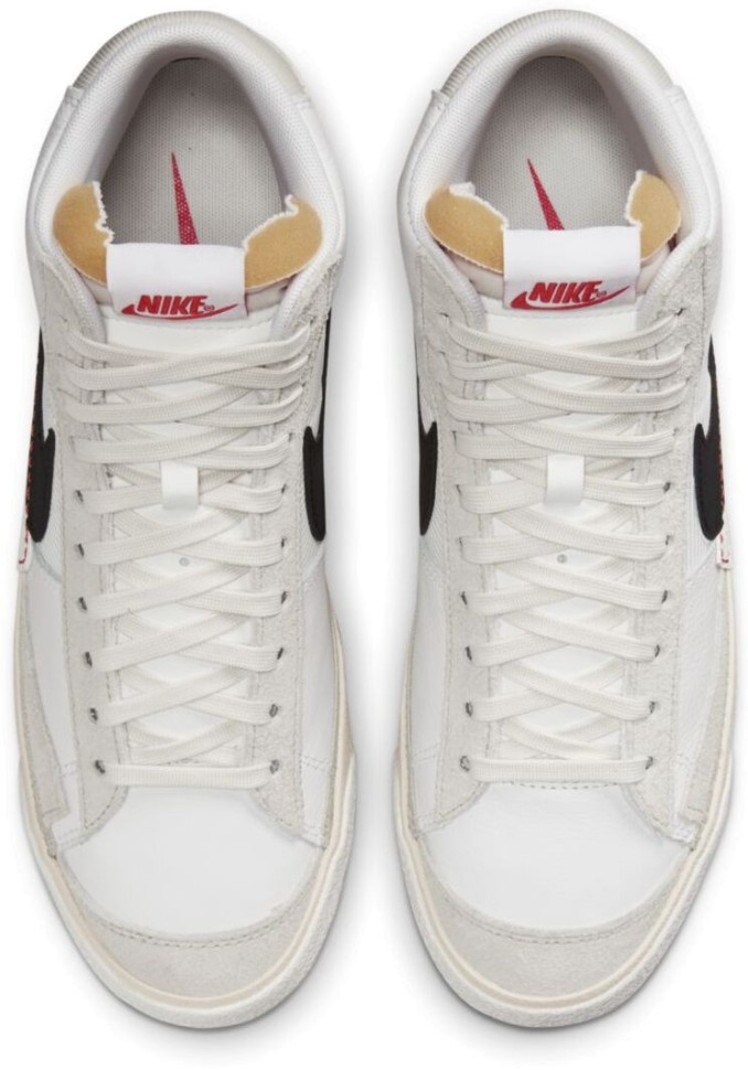 Кроссовки Nike Blazer Mid '77 Pro Club White Light Bone Black DQ7673-100 в Москве  в Москве 