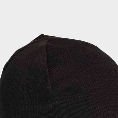 Шапка Adidas LOGO WOOLIE     BLACK/BLACK/WHITE FS9022